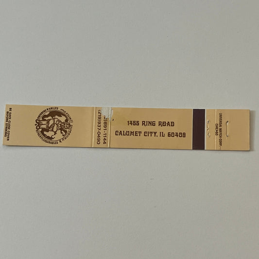 Maxwell Sweeney's Restaurant Calumet City IL Vintage Matchbook TB6-MB2-9