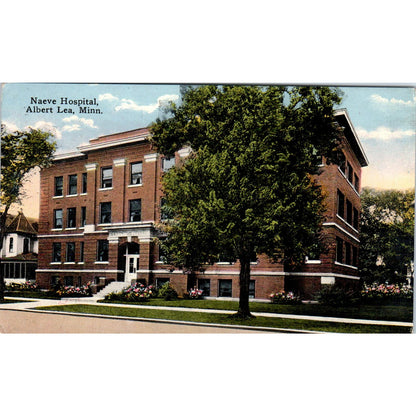 1918 Naeve Hospital Albert Lea Minnesota Vintage Postcard PD1