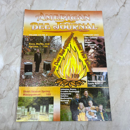 2003 Feb American Bee Journal Magazine Bees Beekeeping Honey M7