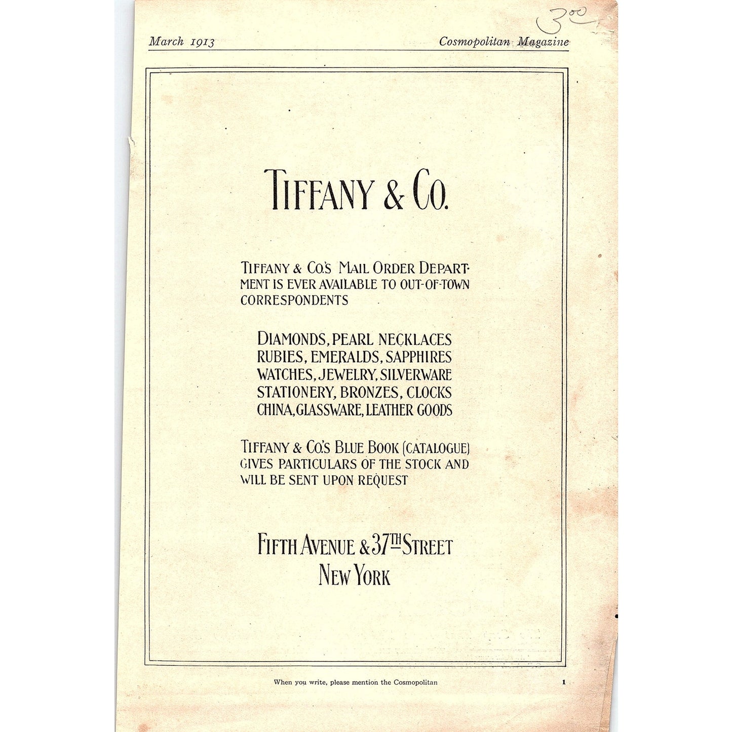 1913 Pears' Soap Antique Magazine Ad 6.5x9 V4