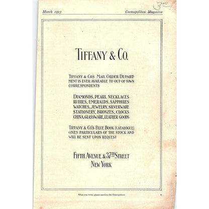 1913 Pears' Soap Antique Magazine Ad 6.5x9 V4