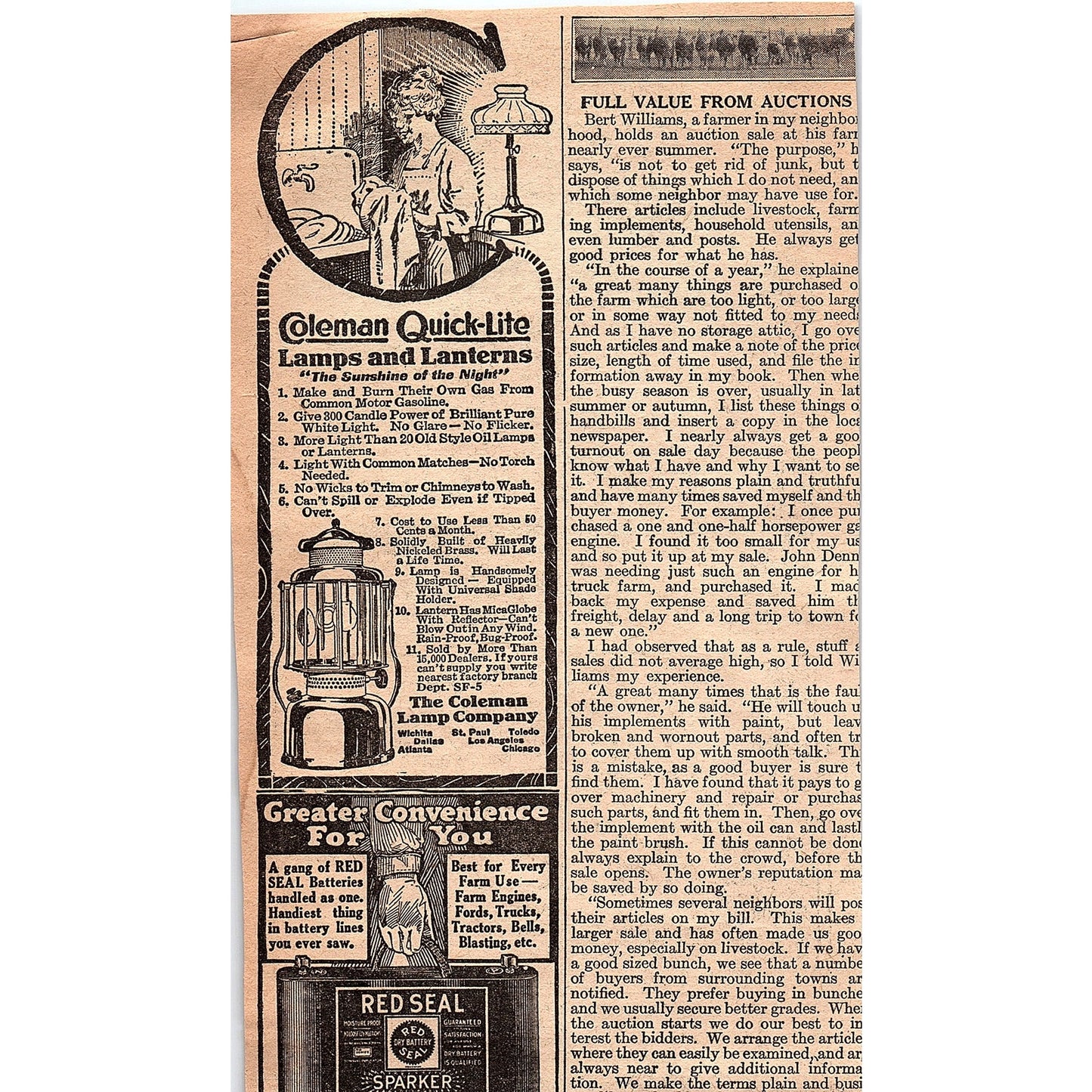 Briscoe Light Weight Car - Briscoe Motor Corp Jackson MI 1920 Ad AG2-6