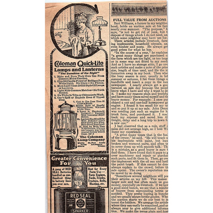 Briscoe Light Weight Car - Briscoe Motor Corp Jackson MI 1920 Ad AG2-6