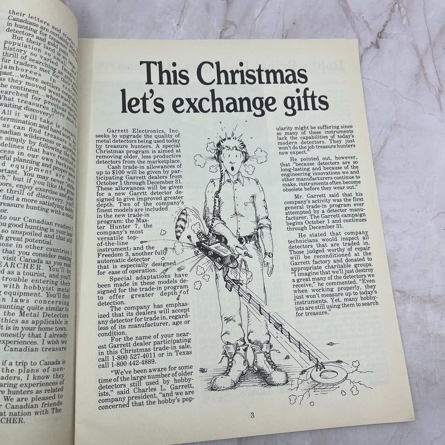 1987 Oct - The Garrett Searcher Newsletter Treasure Hunting Metal Detectors M20