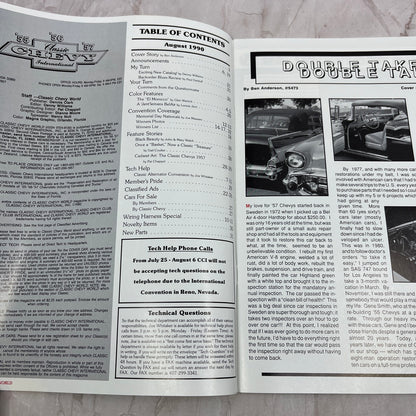 Alternator Conversion '55, '56, '57 Classic Chevy World Magazine - Aug 1990 M31