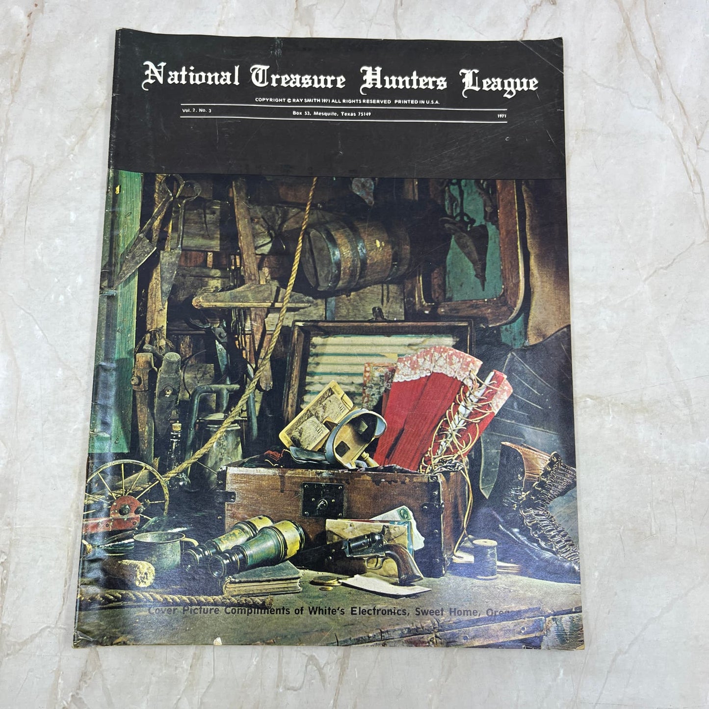 1971 National Treasure Hunters League Magazine - Mesquite TX Ray Smith M19
