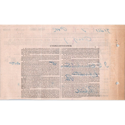 1907 The New Jersey Wire Cloth Co Trenton NJ Billhead Receipt D11