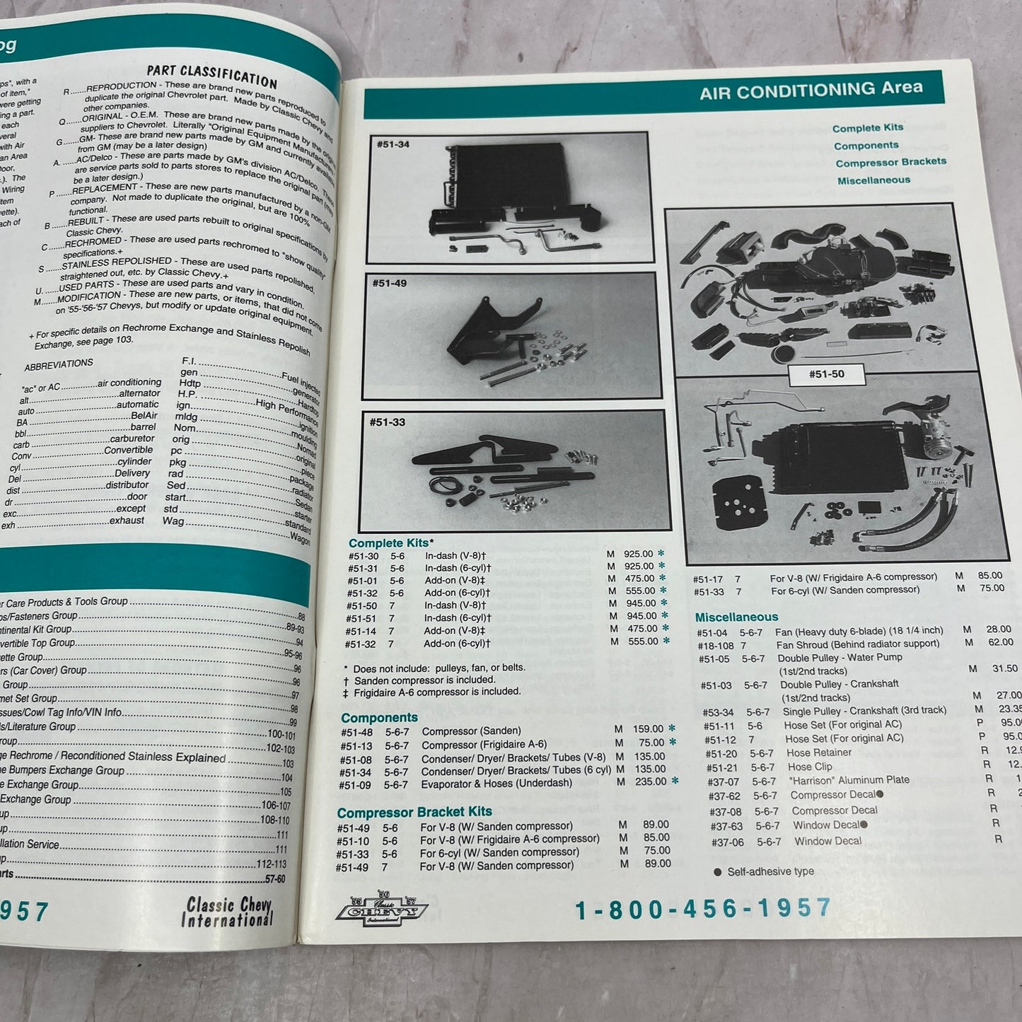 Eckler's Classic Chevy 1955-57 Parts & Accessories 1991-1992 Catalog M31