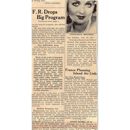 Raymond Carlson Humboldt Ave Minneapolis Catches 26 Lb Fish 1935 Article AG6-H2