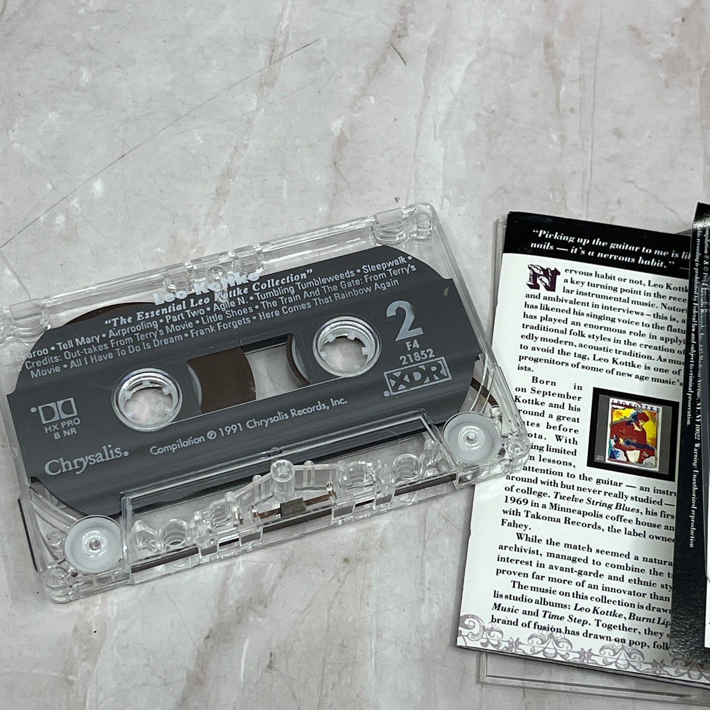 Essential Leo Kottke Cassette Tape Ti5-CT3