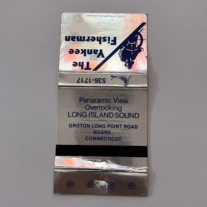 The Yankee Fisherman Groton Long Point Road Noank CT Matchbook Cover TB6-MB1-9