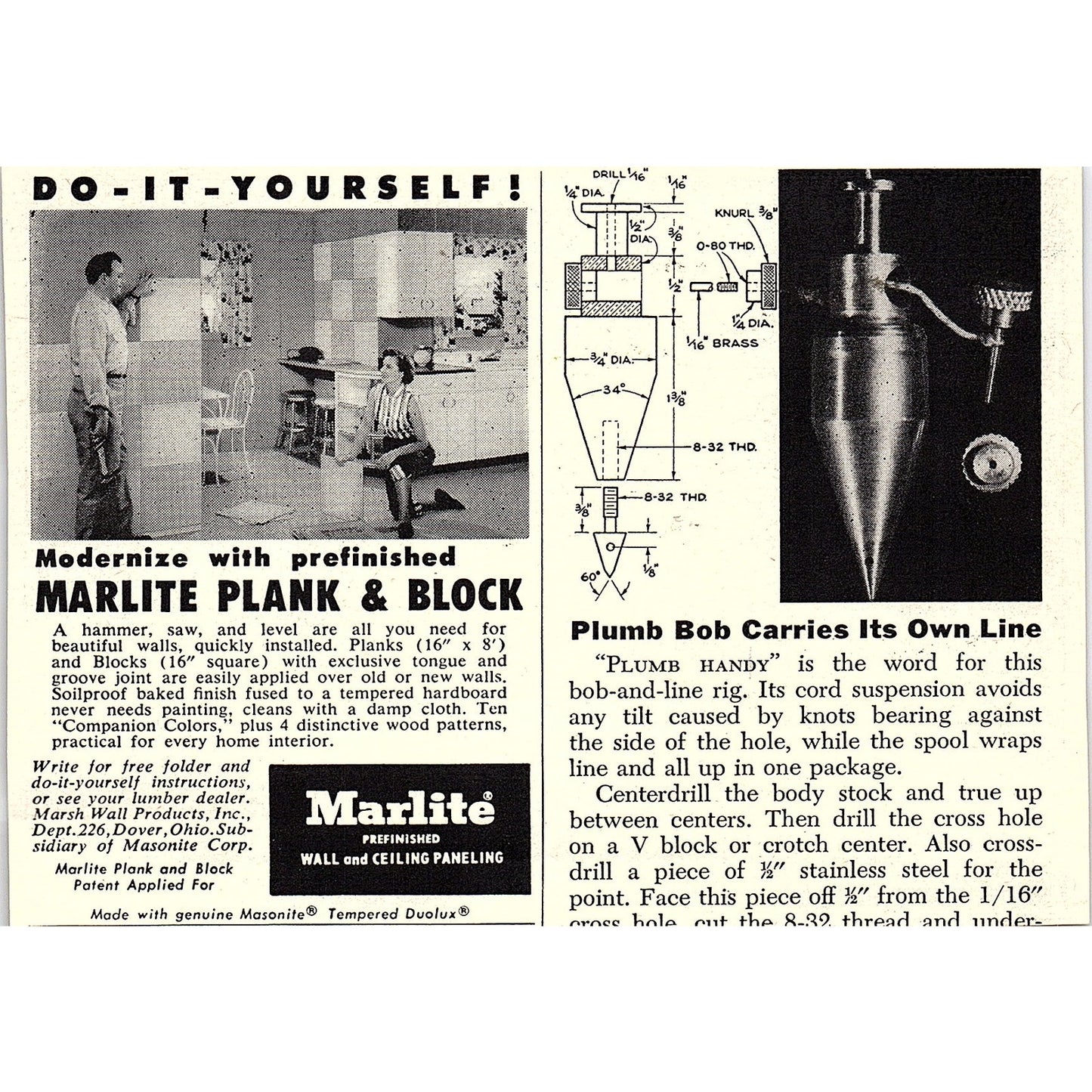 Scott-Mitchell House Inc Tools New York NY 1955 Ad AG1-5