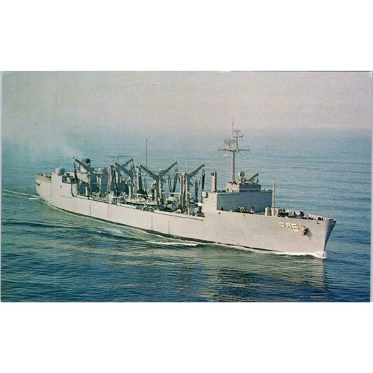 USS Wabash (AOR 5) Vintage Postcard PE3