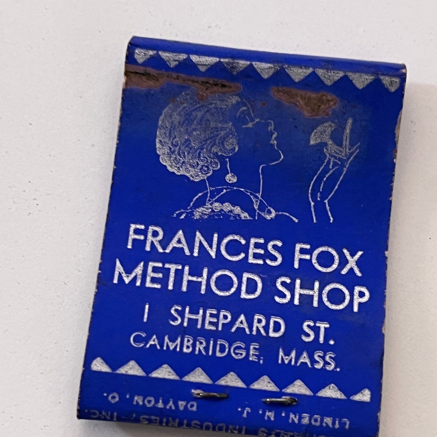 Frances Fox Method Shop Cambridge MA Vintage Matchbook Cover TB8-MB3-2