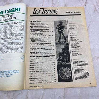 1981 Oct - Lost Treasure Magazine - Treasure Hunting Gold Prospecting M15