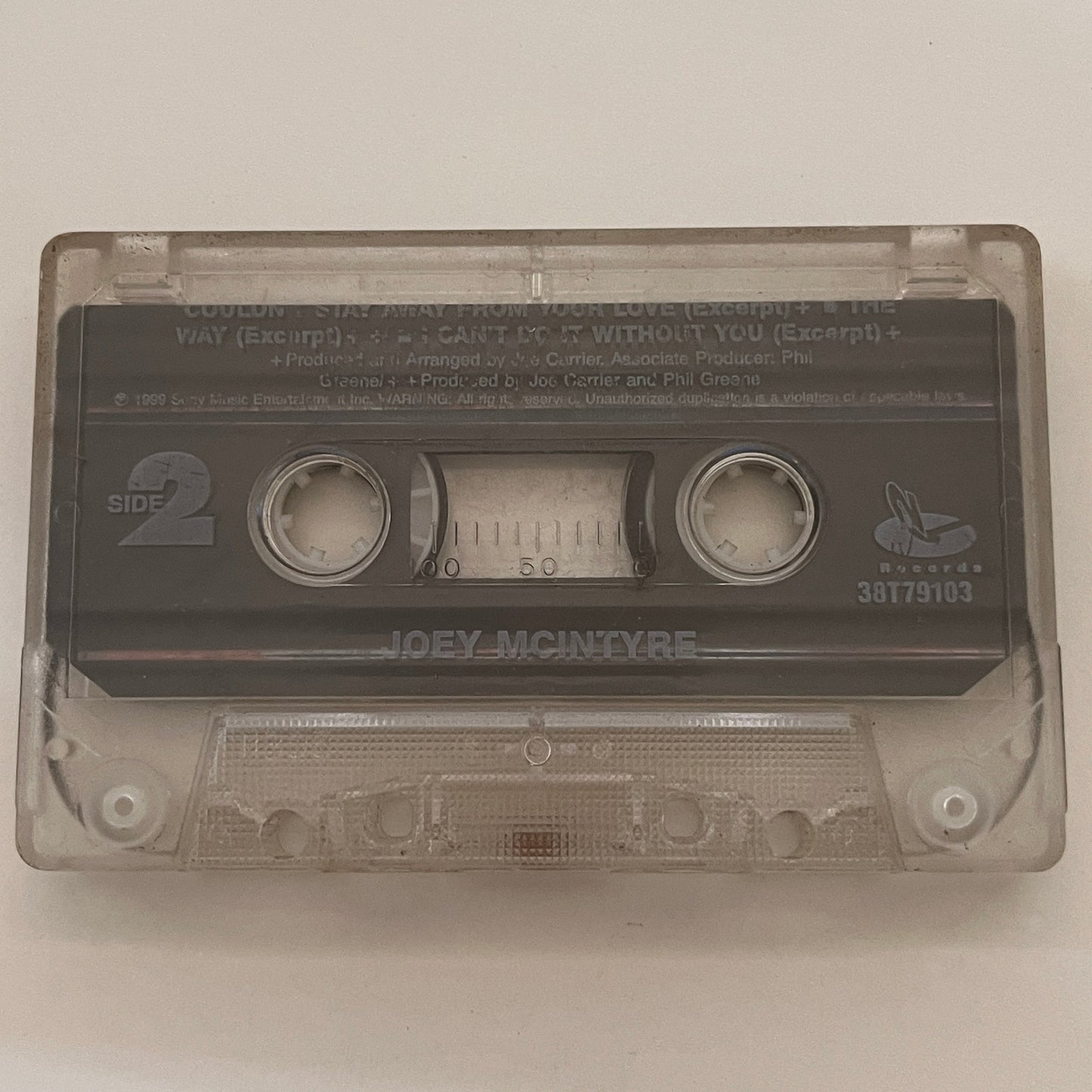 Joey McIntyre Self Titled Cassette Tape TB6-OT2