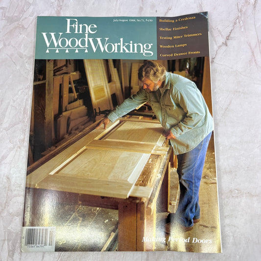 Making Period Doors - Jul/Aug 1988 No 71 Taunton's Fine Woodworking Magazine M34