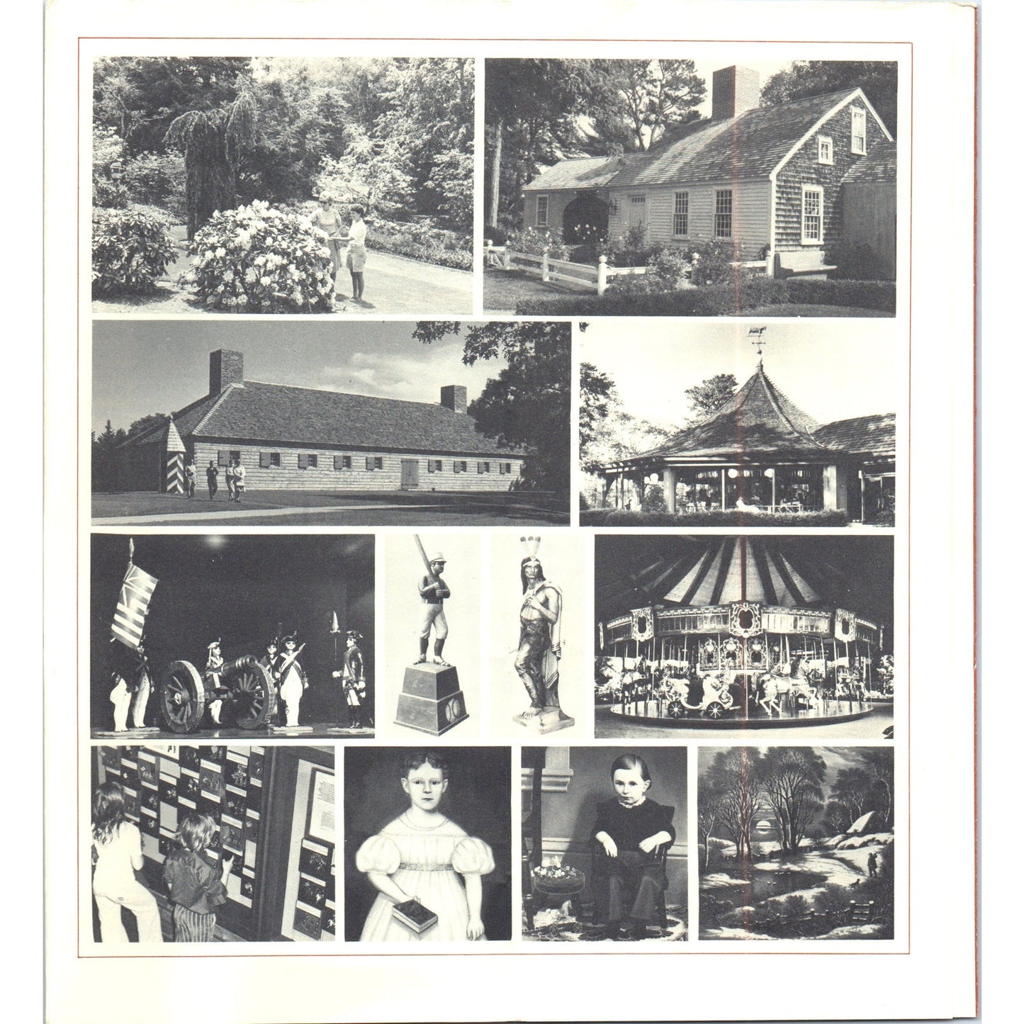 Vintage Heritage Plantation of Sandwich Massachusetts Travel Brochure TF4-B2