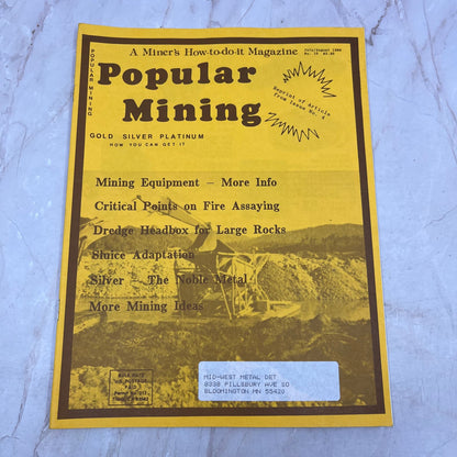 1986 Jul/Aug - Popular Mining Magazine - Treasure Hunting Prospecting Gold M11