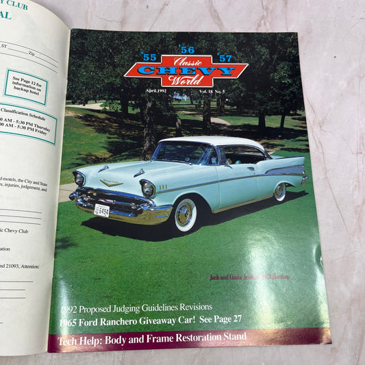 Body & Frame Restoration Stand - '55, '56, '57 Classic Chevy World Apr 1992 M31