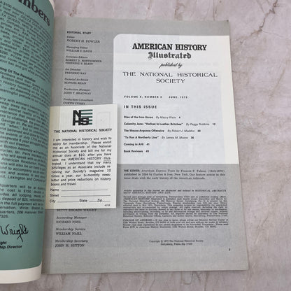 1975 June - American History Illustrated Magazine - American Express Train M21