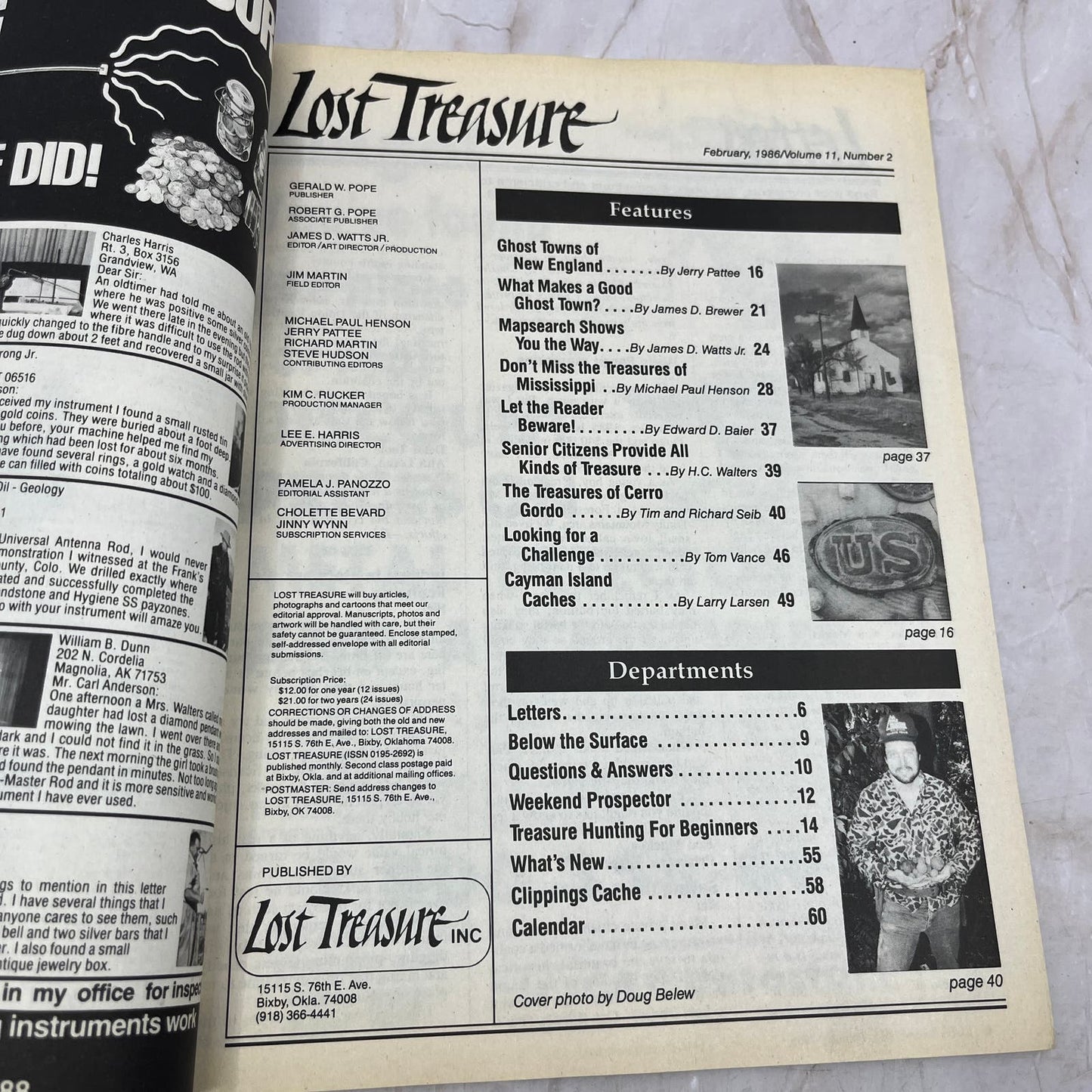 1986 Feb - Lost Treasure Magazine - Treasure Hunting Gold Prospecting M15