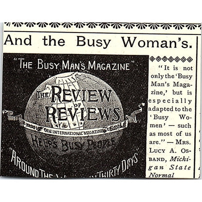 Home Study Business Education Bryant & Stratton Buffalo NY 1892 Ad AG2-S26