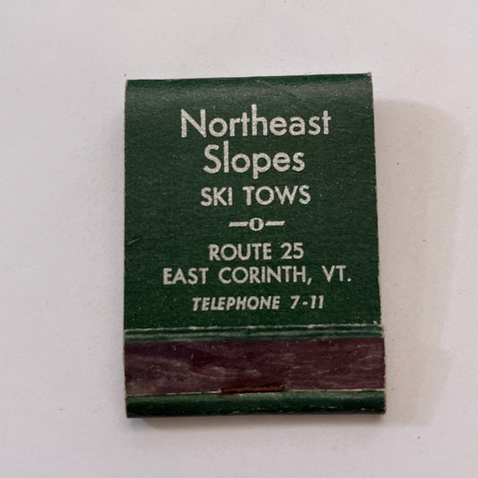 Northeast Slopes Ski Tow East Corinth Wes Blake Gene Eastman Matchbook TB8-MB3-5