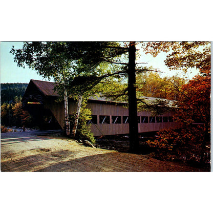 Albany Bridge Kancamagus Wilderness NH Covered Bridge Postcard PC4