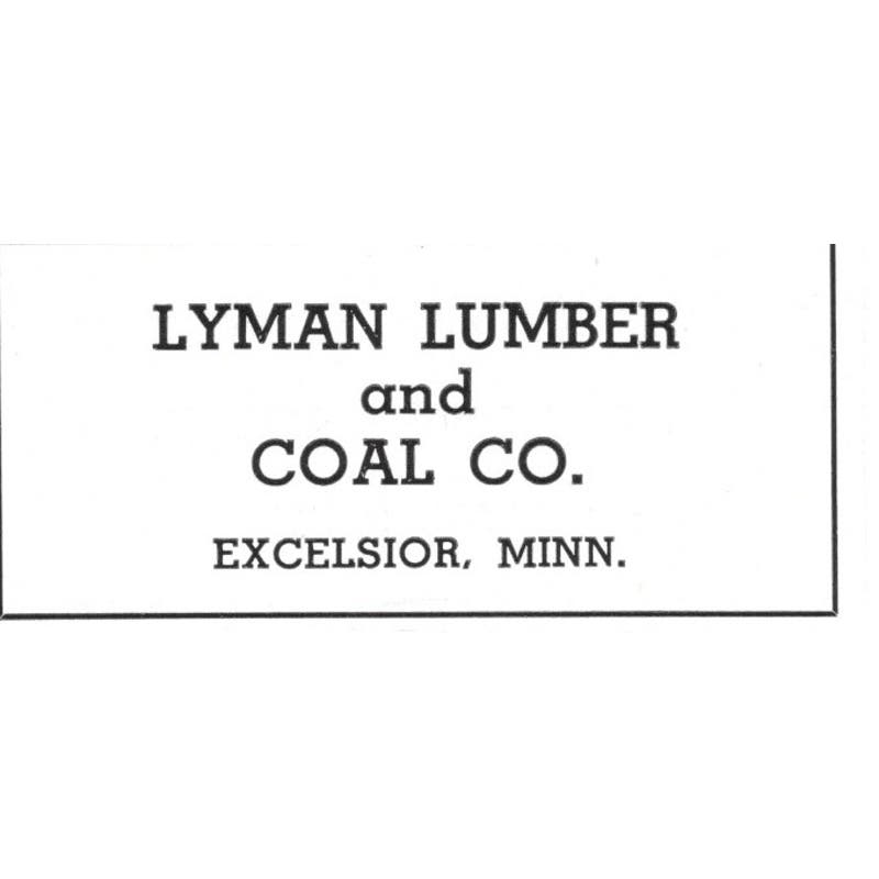 Lyman Lumber and Coal Co Excelsior MN 1940 Magazine Ad AF1-SS5