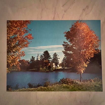 Church Steeple Lake Winnipesaukee 12x16" Art Print FL1