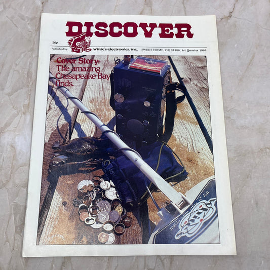 1982 1st Quarter - Discover Treasure Hunting Magazine - White's Electronics M11