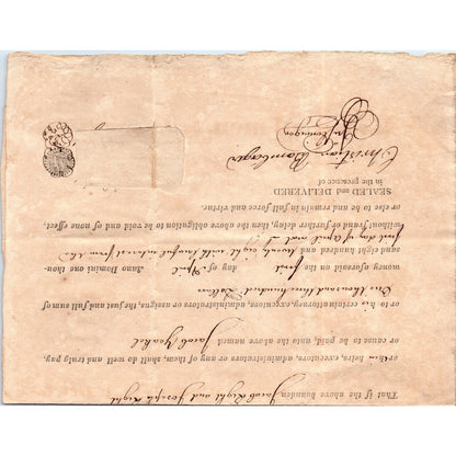 1821 Lebanon Township PA Bond Agreement Jacob, Joseph Light & Jacob Yoakel D21