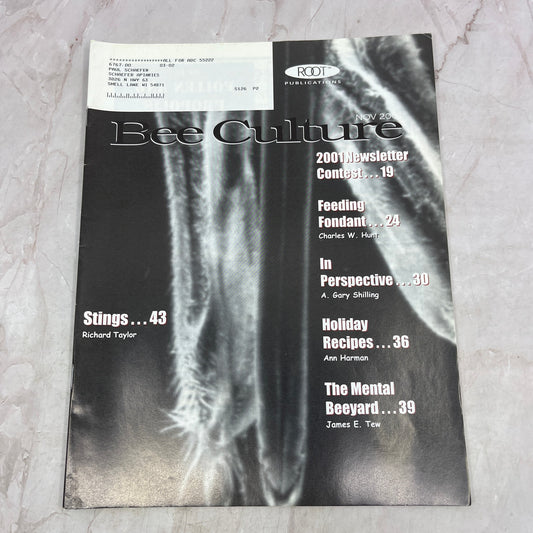 2001 Nov - Bee Culture Magazine - Bees Beekeeping Honey M32