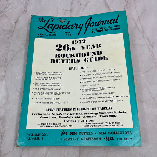 26th Year Rockhound Buyers Guide - Lapidary Journal Magazine - Apr 1972 M28