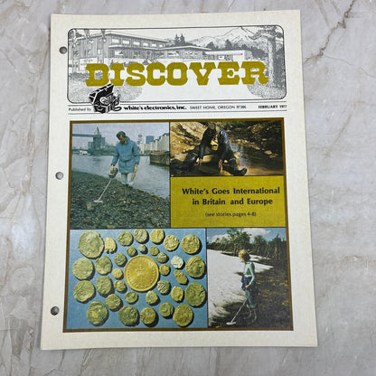 1977 Feb White's Electronics Discover Newsletter Metal Detectors Treasure M19