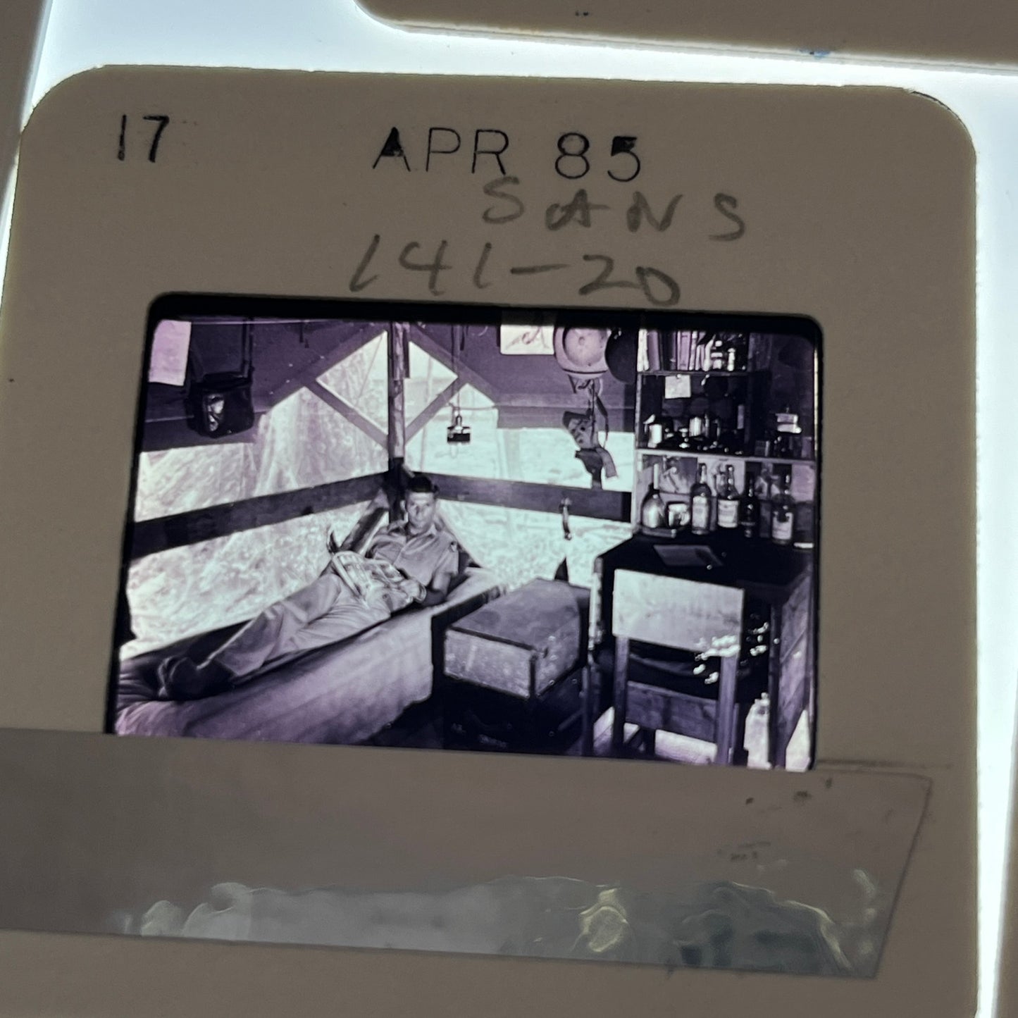 WWII 1944 Large Group of ~39 Slides US Soldier at Sansapor South Pacific TB8-SL1