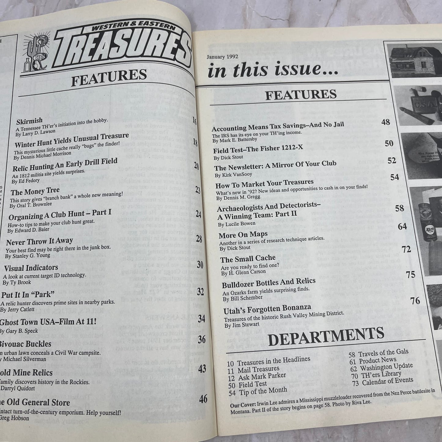 1992 Jan - Western & Eastern Treasures Magazine - Treasure Hunting Gold M12