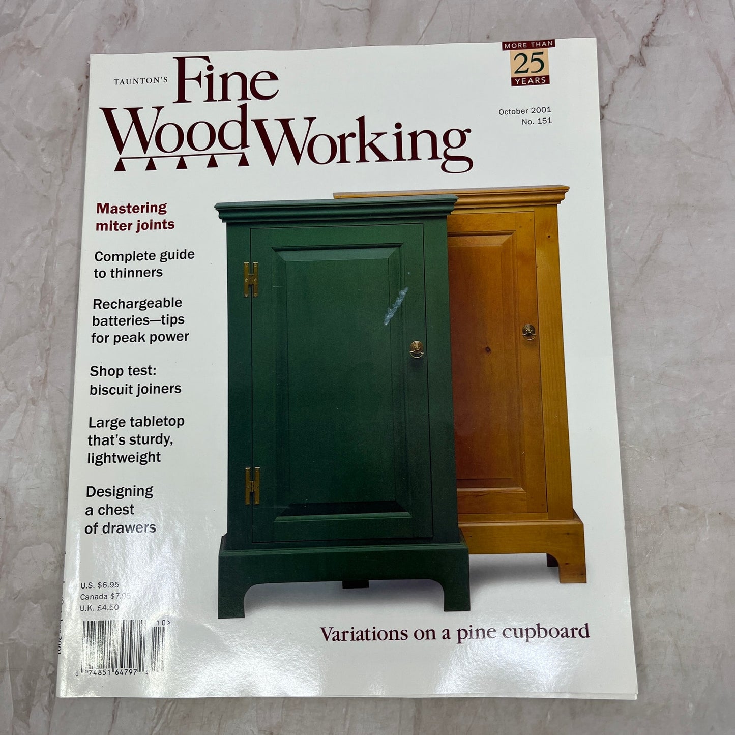 Pine Cupboard Variations - Oct 2001 No 151 - Fine Woodworking Magazine M34