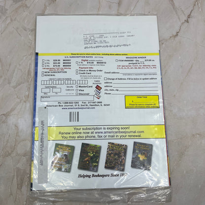 2018 Jan American Bee Journal Magazine Bees Beekeeping Honey M8