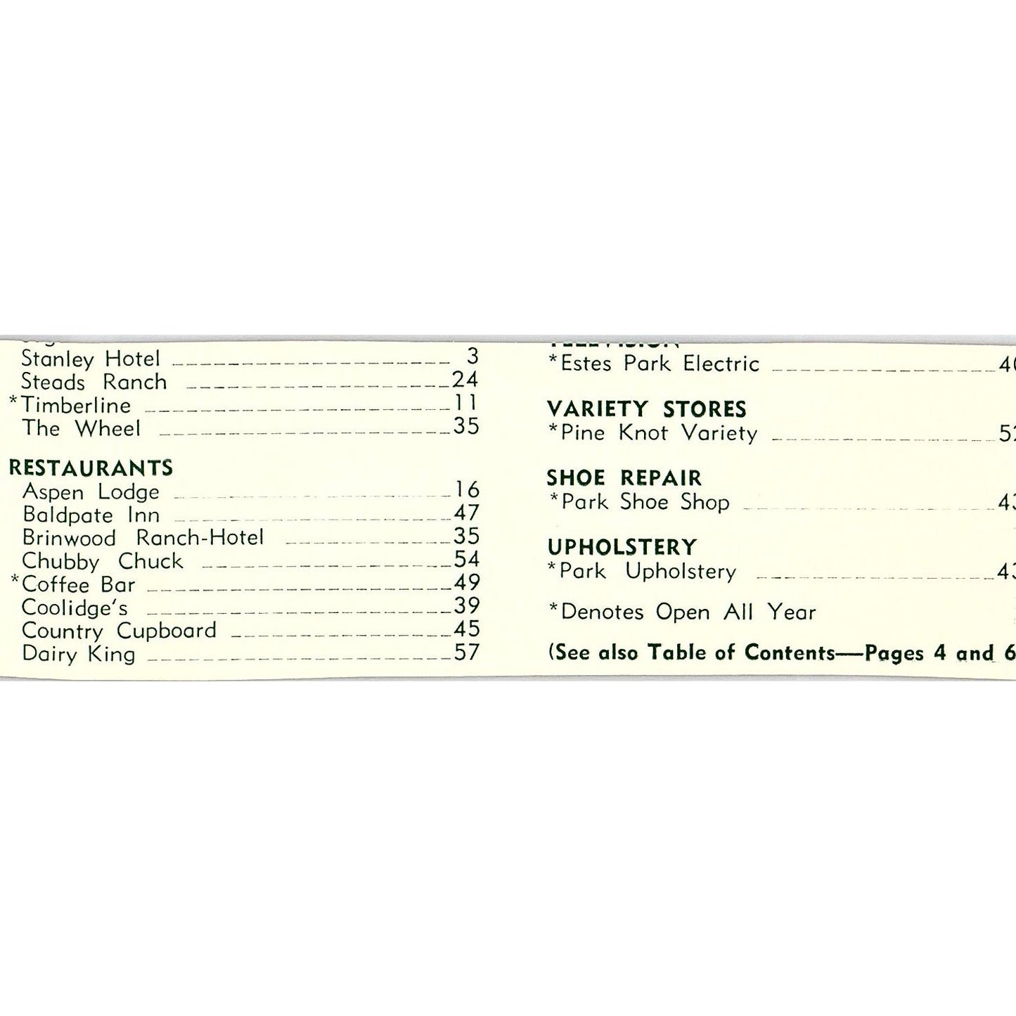 Dairy King Elkhorn Ave Alice & John Lyman 1957 Estes Park CO Ad AG4-M1