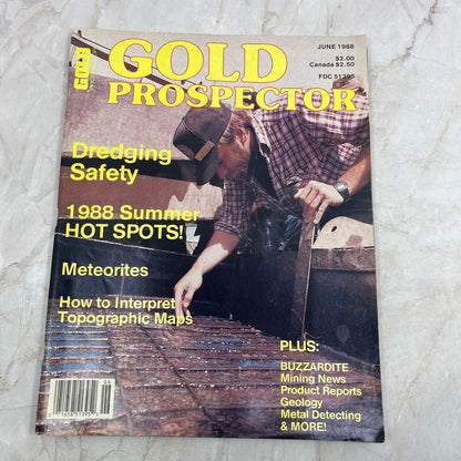 1988 Jun - Gold Prospector Treasure Hunting Magazine Dredging Safety M20
