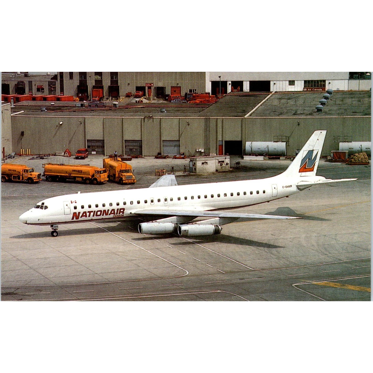 Nationair Canada McDonnell Douglas DC-8-62 Vintage Postcard PC2