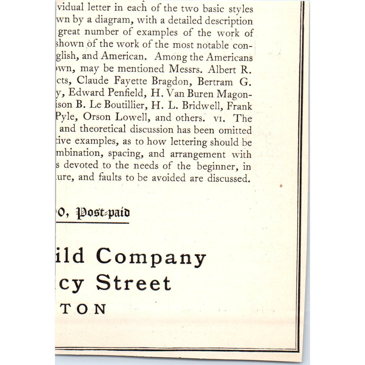 Genealogy - The Boston Transcript Co Boston MA c1905 Victorian Ad AE9-MA5