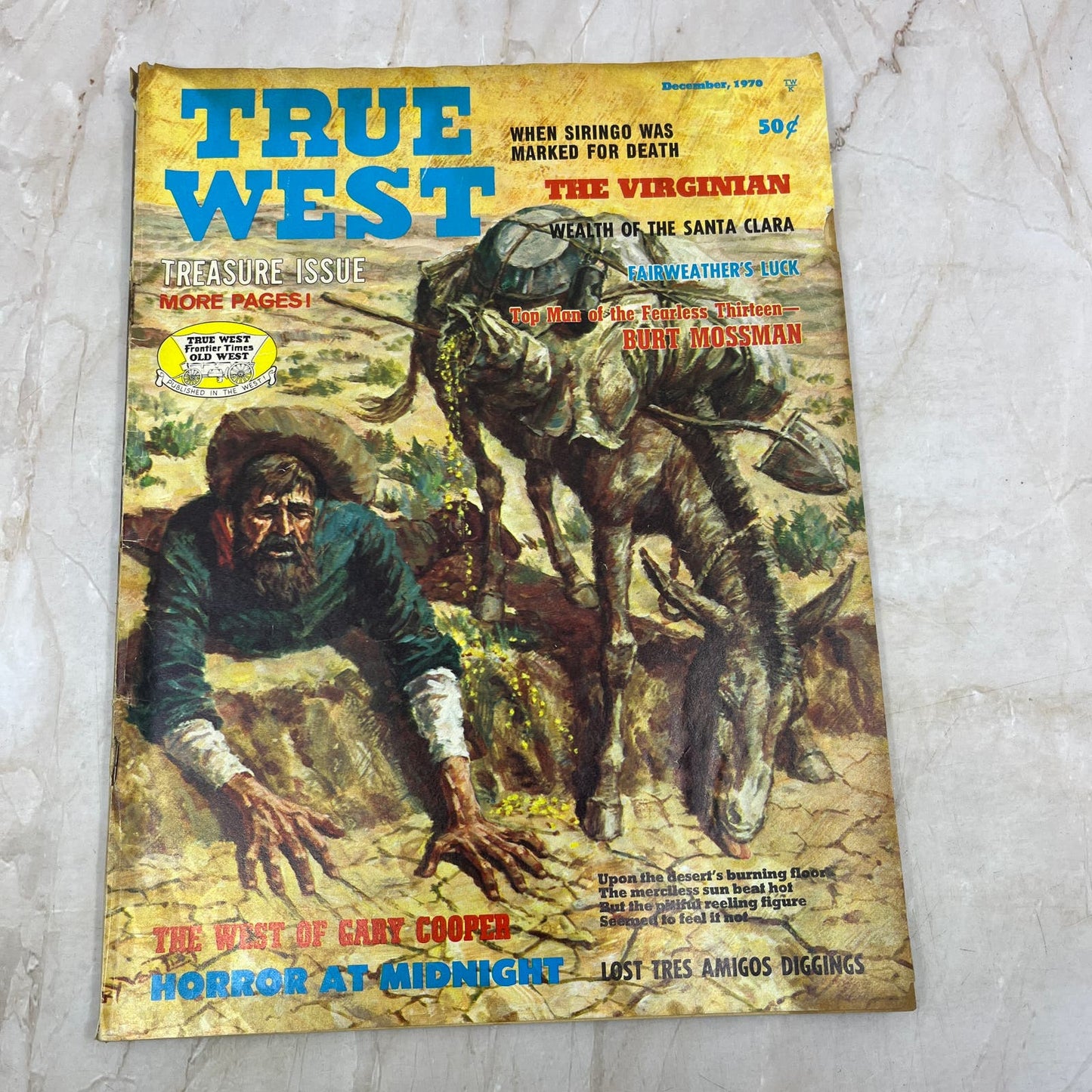 1970 Dec - True West Magazine - Treasure Issue Wealth of Santa Clara M18