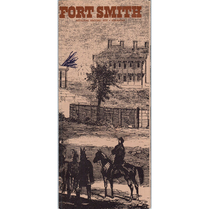 Vintage Fort Smith Historic Site Arkansas Map & Travel Brochure TF4-B1