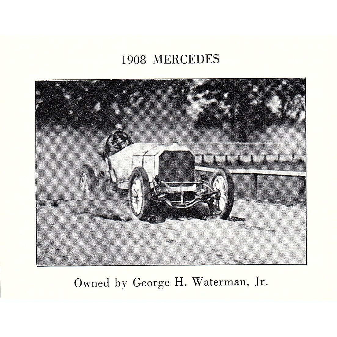 George H. Waterman Jr. 1908 Mercedes 1950 Ad AF6-M6