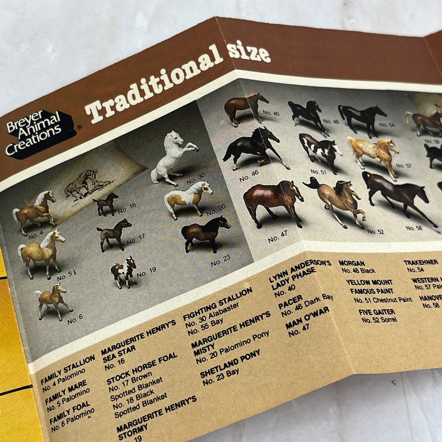 1981 Breyer Animal Creations Mini Pamphlet Will James’ Smoky Horse SB8