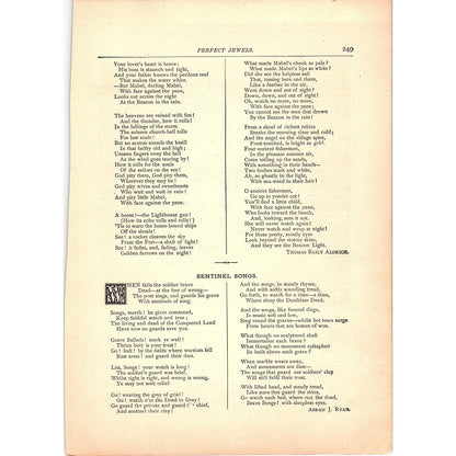The Face Against the Pane Aldrich, In The Harbor Sims 3 Pages 1884 Poem TA5-CJ-4
