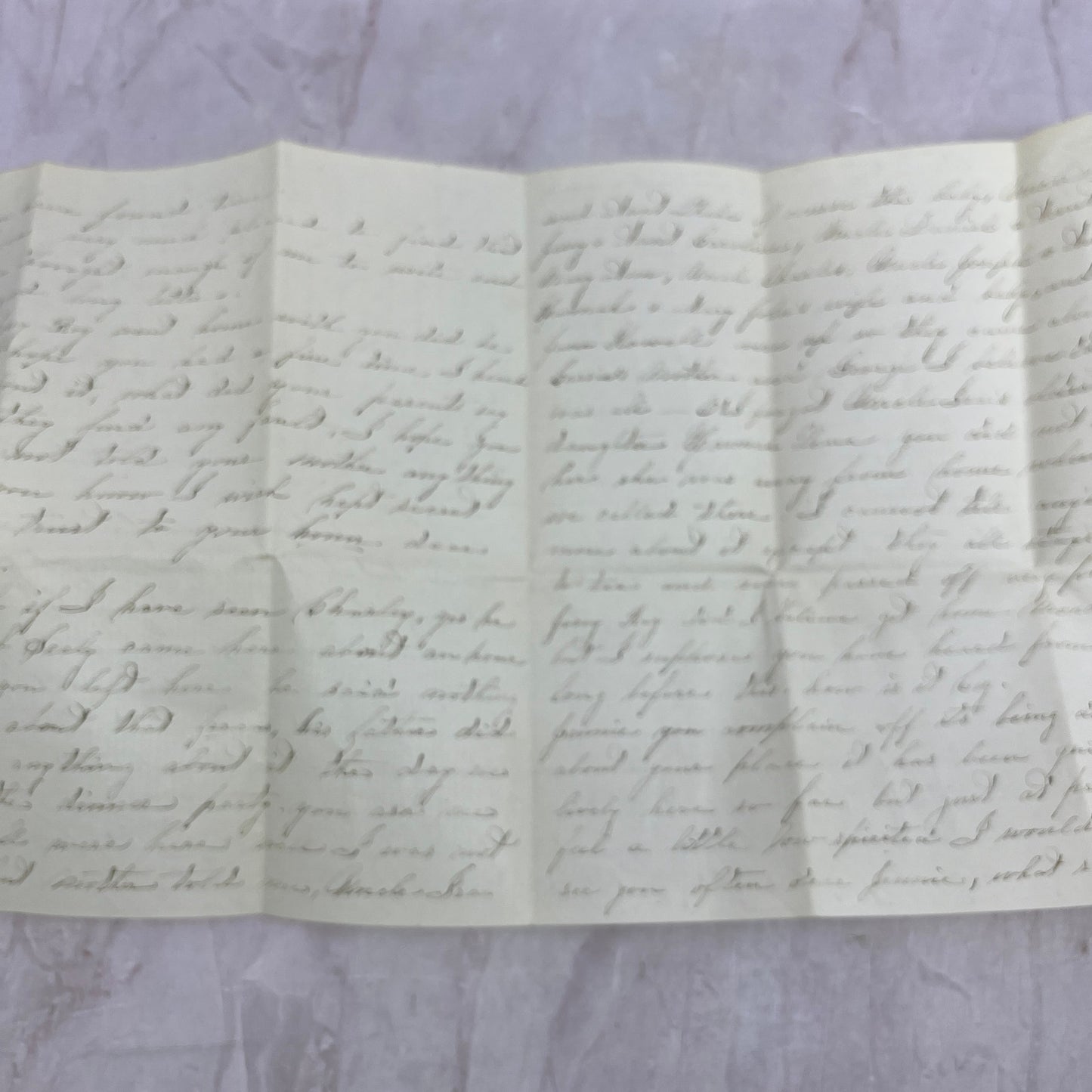1858 Handwritten Letter Monroe NY to Jennie A. Zabriskie Hackensack NJ TJ5-E2